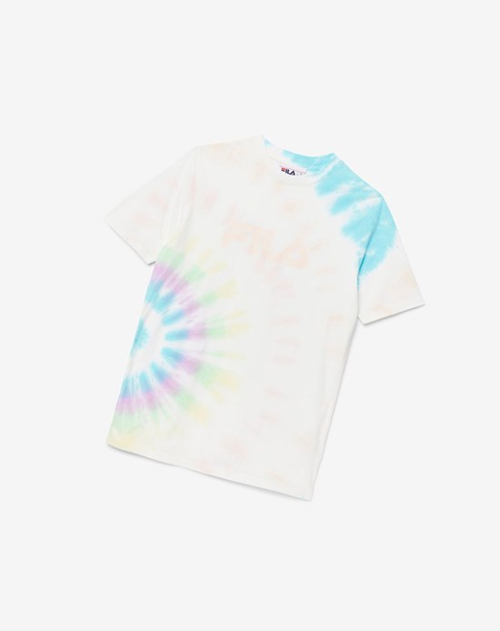 Fila Alivia Tie Dye Tee Creme | 34AOHJKLB