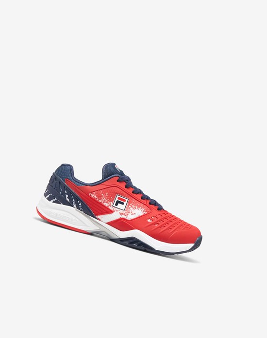 Fila Axilus 2 Energized Le Tenis Shoes Rojas Blancas Azul Marino | 70DEFWNSR