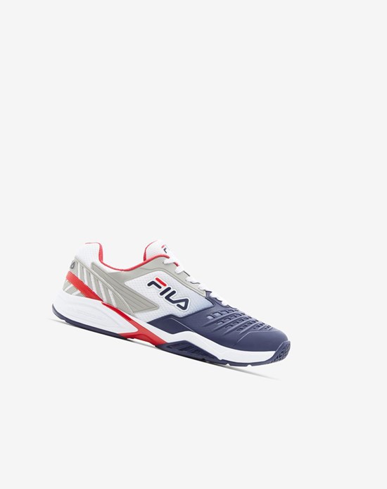 Fila Axilus 2 Energized Tenis Shoes Blancas Azul Marino Rojas | 23RUOGJDA