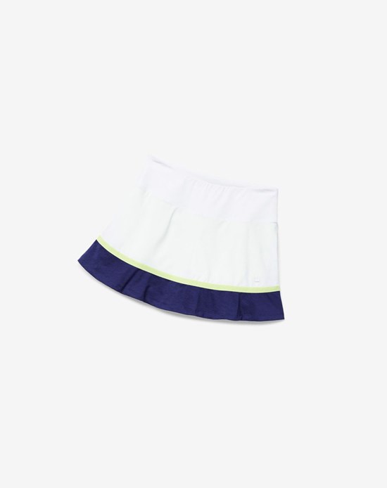 Fila Back Court Flare Skort Blancas | 07ZOSQGRT