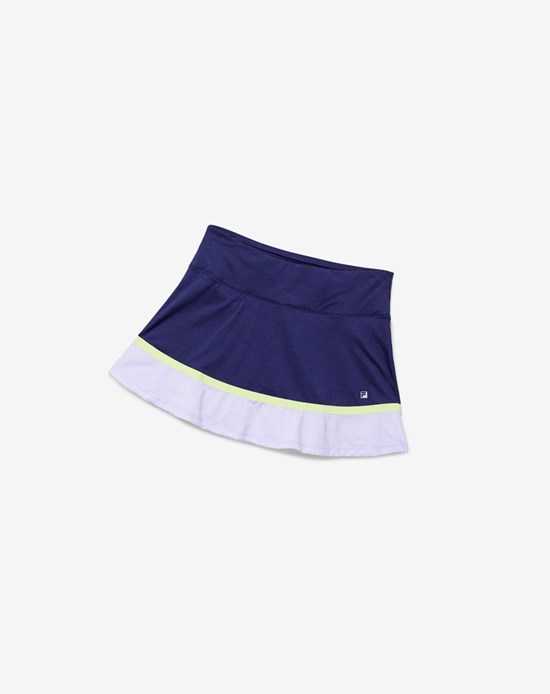 Fila Back Court Flare Skort Moradas | 45PRZYUVE