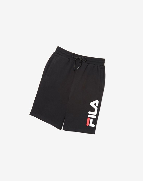 Fila Bono Corta Negras Blancas Rojas | 16XJZVKGH