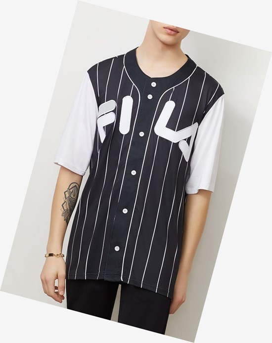 Fila Castro Jersey Blk/Wht | 40KIMWFBE