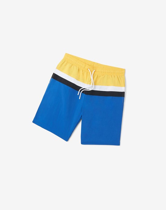 Fila Charlie Swim Corta Blancas Limón Azules | 60YUMADBK