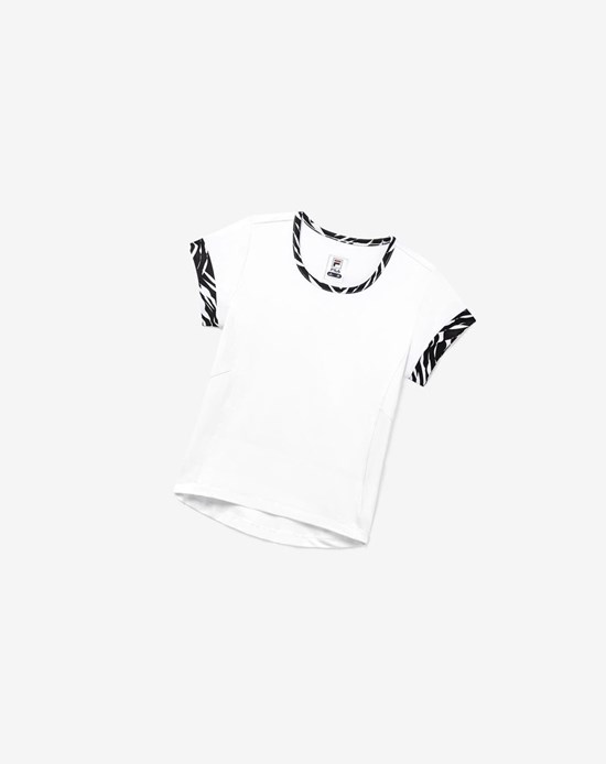 Fila Core Corta Sleeve Top Wht/Zebra | 71TROMDEC