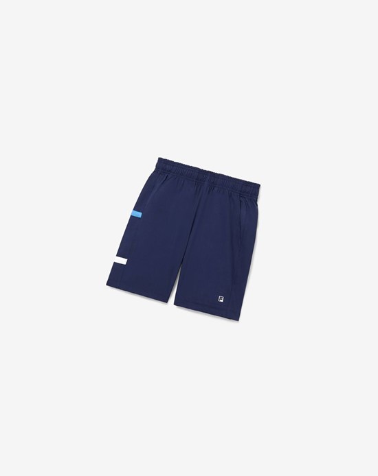 Fila Core Tenis Shorts Azul Marino Blancas | 12LHNBFWZ