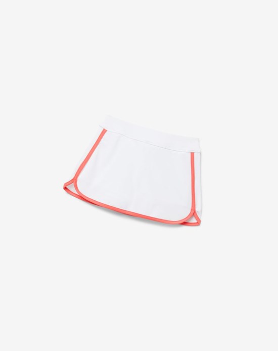 Fila Core Tenis Skirt Blancas Coral | 18DAEIVHW