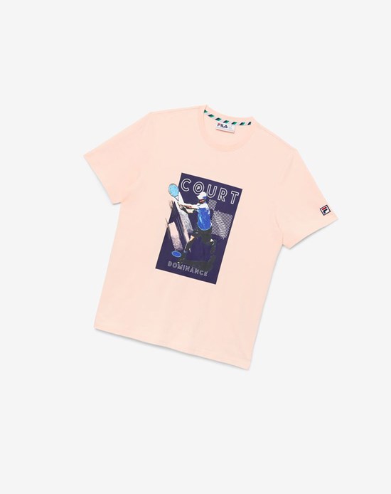 Fila Court Dominance Tee Rosas | 86TEKAOYW