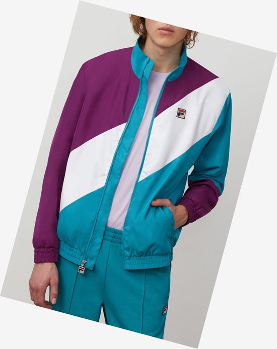 Fila Cruz Windbreaker Grpj/Bbay/Wht | 29QITMLAX