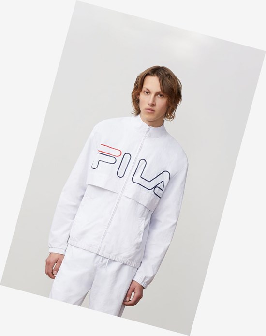 Fila Dani Woven Jacket Blancas | 19THJEZAY