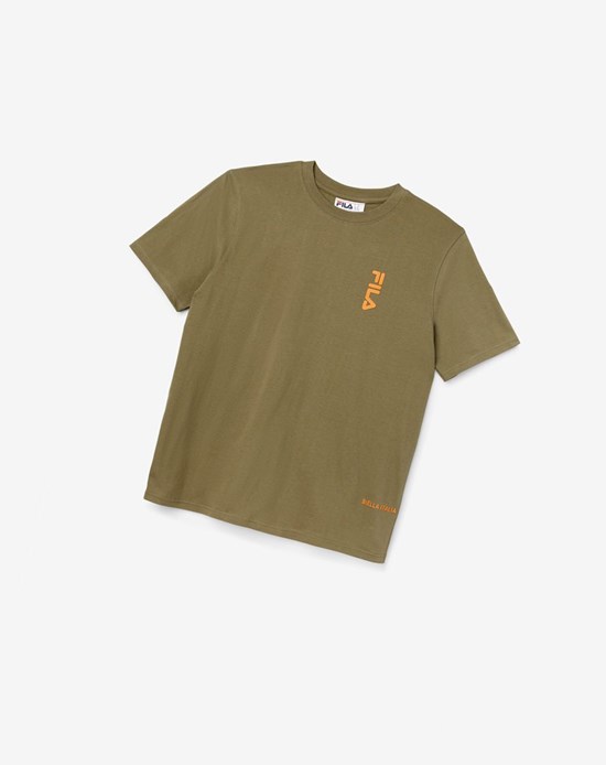 Fila Deckhand Tee Verde Oliva | 90TAYZHEP