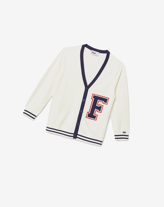 Fila Delfina Cardigan Blancas | 43CKNLBDF