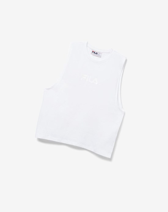 Fila Diella Tank Blancas | 06BMFPGZC