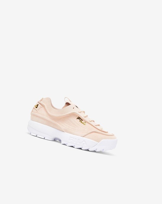 Fila Disruptor 2 Deconstructed Sneakers Doradas Blancas | 78PUSDVEM