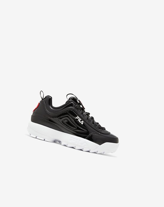 Fila Disruptor 2 Heart Sneakers Negras Negras Blancas | 91GPMDJIW