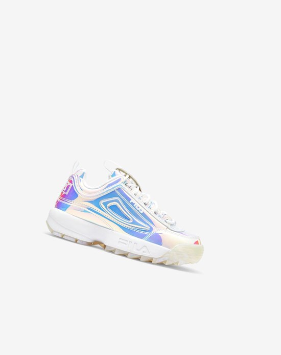 Fila Disruptor 2 Iridescent Sneakers Blancas | 86YKDLAPR