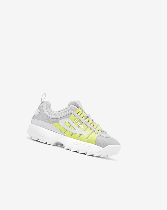 Fila Disruptor 2 Monomesh Fornido Sneakers Qgry/Sfty/Wht | 69DEOIYZN