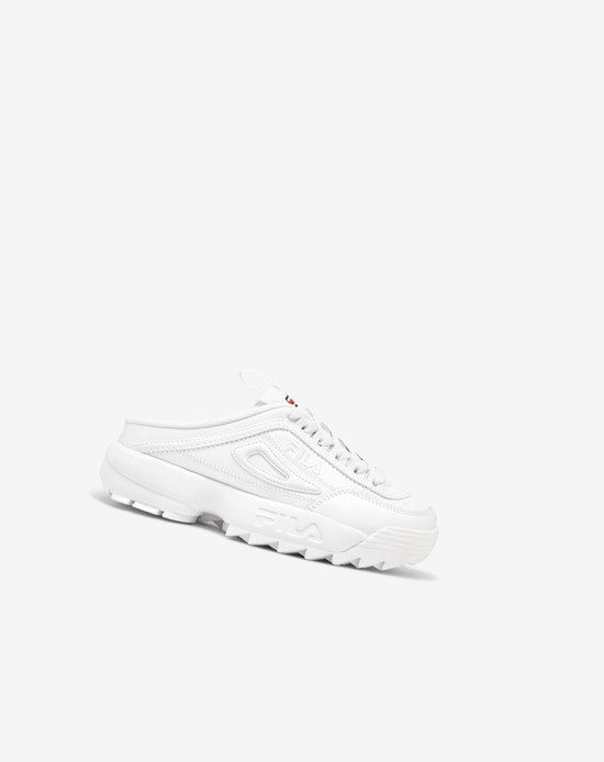 Fila Disruptor 2 Mule Sneakers Blancas Azul Marino Rojas | 79OLGNVJR