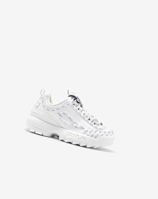 Fila Disruptor 2 Multiflag Sneakers Blancas Azul Marino Rojas | 10XKIEBLO