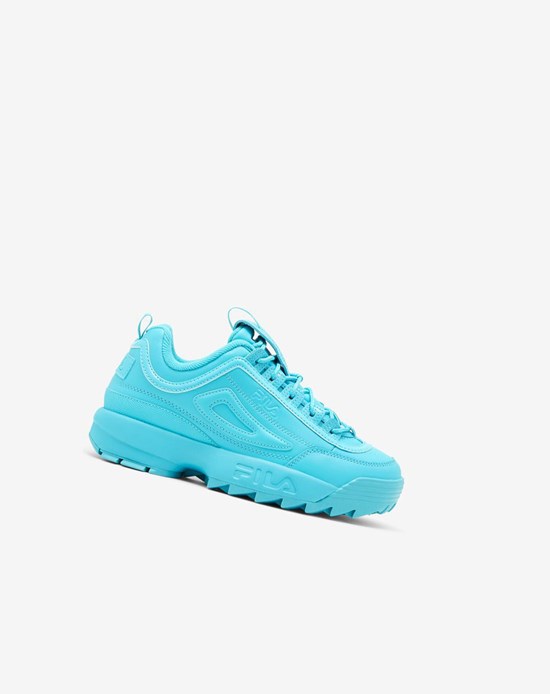 Fila Disruptor 2 Premium Sneakers Azules Azules Azules | 68HFYIOKZ