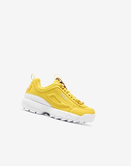 Fila Disruptor 2 Premium Sneakers Blancas Blancas | 90LERDNTQ