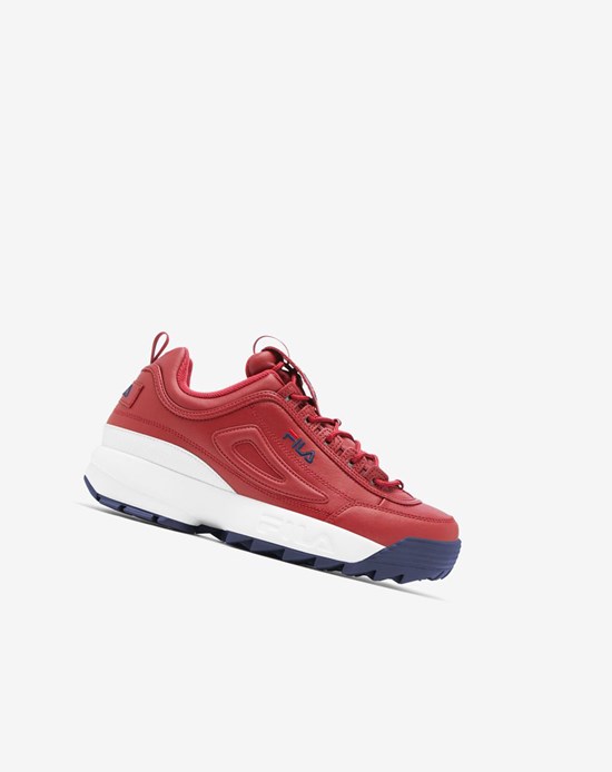 Fila Disruptor 2 Premium Sneakers Rojas Azul Marino Rojas | 27AIBYEWZ