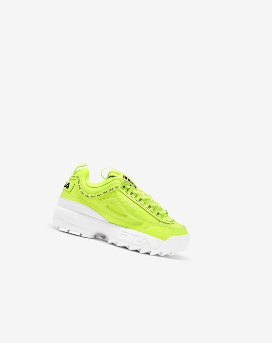 Fila Disruptor 2 Repeat Sneakers Amarillo Blancas Negras | 08VSQBCLG