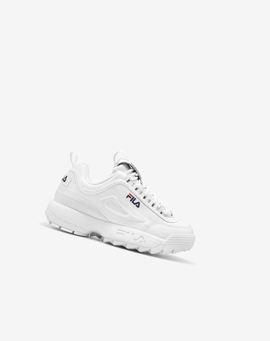 Fila Disruptor 2 Sneakers Blancas Azul Marino Rojas | 31SAWJMVD