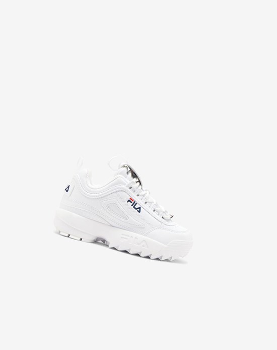 Fila Disruptor 2 Sneakers Blancas Rojas | 18AJETOUC