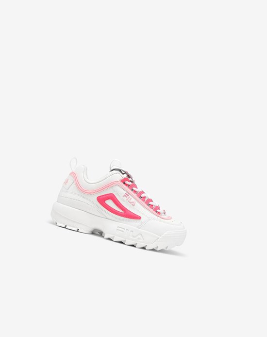 Fila Disruptor 2 Sneakers Blancas Rosas | 45CTSODGH