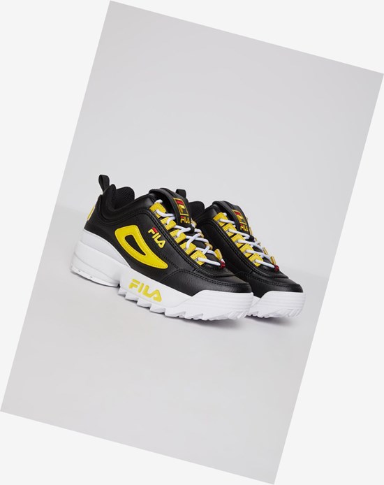 Fila Disruptor 2 Sneakers Blk/Lemo/Wht | 03JOCKSVQ