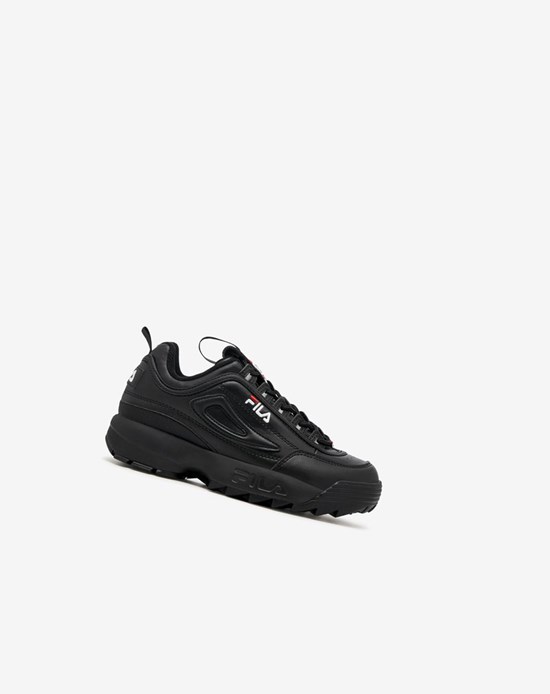 Fila Disruptor 2 Sneakers Negras Negras Blancas | 59TPWJSZN