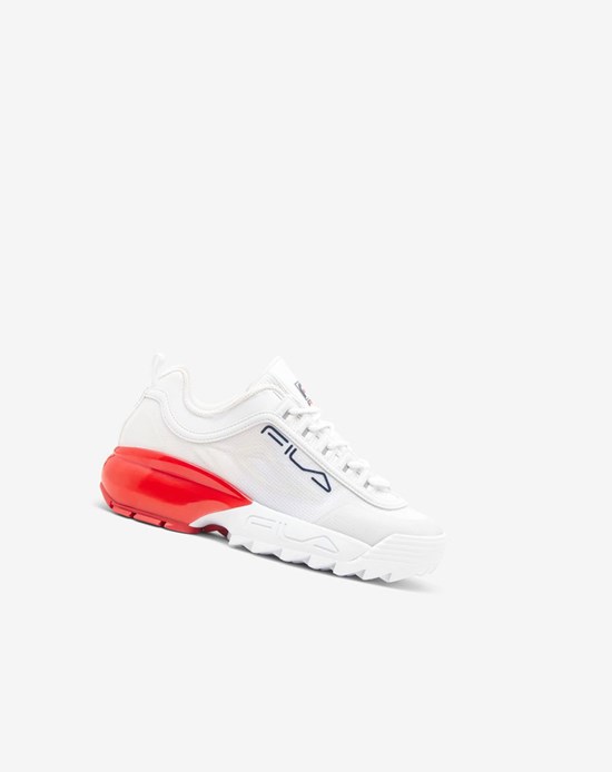 Fila Disruptor 2a Sneakers Blancas Azul Marino Rojas | 04IQJFZDR