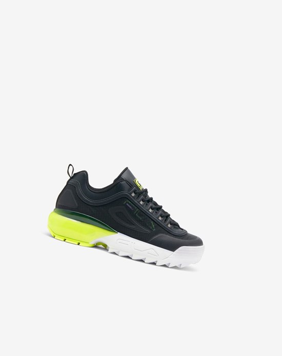 Fila Disruptor 2a Sneakers Negras Blancas Amarillo | 73DYVPJIH