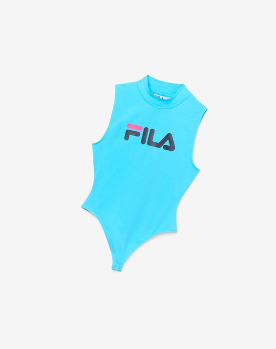 Fila Donata Bodysuit Azules Negras Rosas | 85QOGJERD