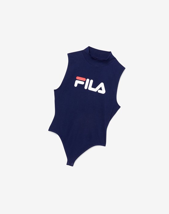 Fila Donata Bodysuit Blancas Rojas | 65HCGTIUY