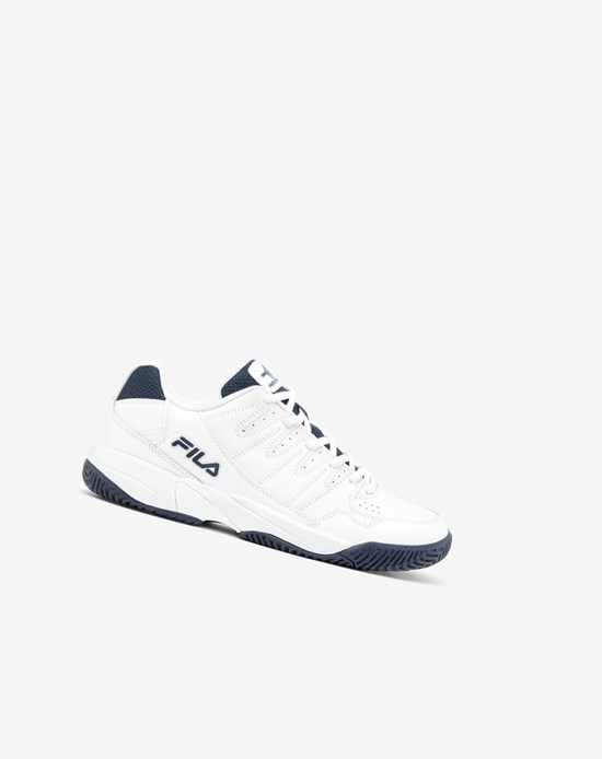 Fila Double Bounce Tenis Shoes Blancas Azul Marino Blancas | 46KBORCGJ