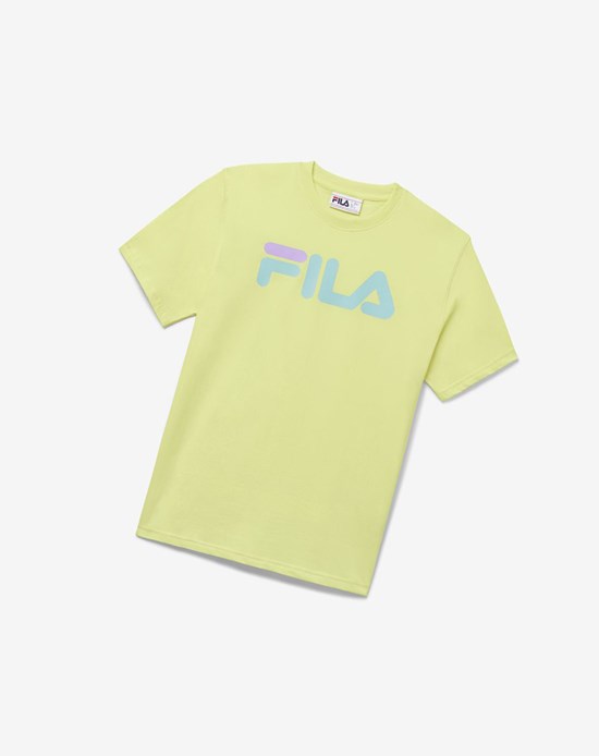 Fila Eagle Tee Amarillo | 26KEJWLDT