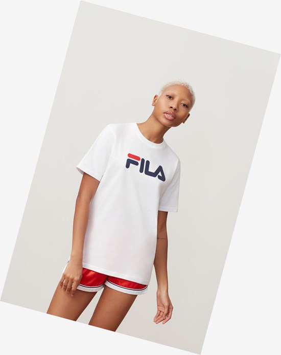 Fila Eagle Tee Wht/Peac/Cred | 25ASJTBKX