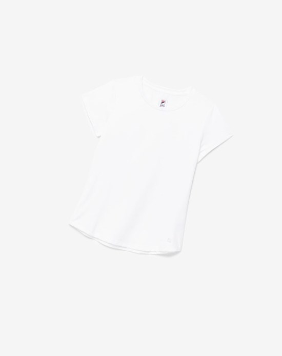 Fila Essentials Corta Sleeve Top Blancas | 95FCMGLWT