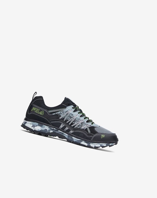 Fila Evergrand Tr Camo Tenis Shoes Negras Verde | 38TENMYZS