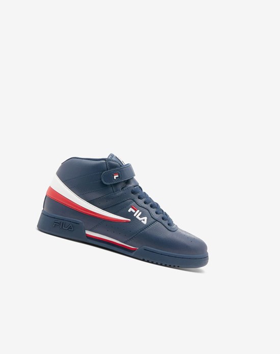 Fila F-13 Sneakers Azul Marino Blancas Rojas | 87SZJHCUI