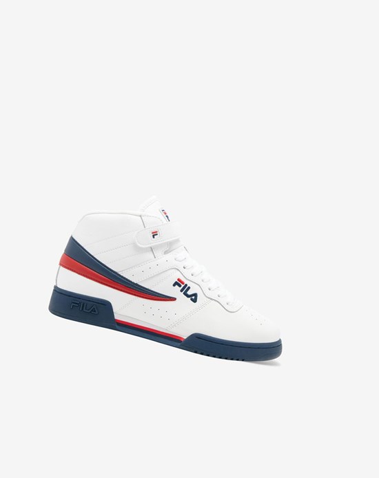 Fila F-13 Sneakers Blancas Azul Marino Rojas | 90XZJQHAW