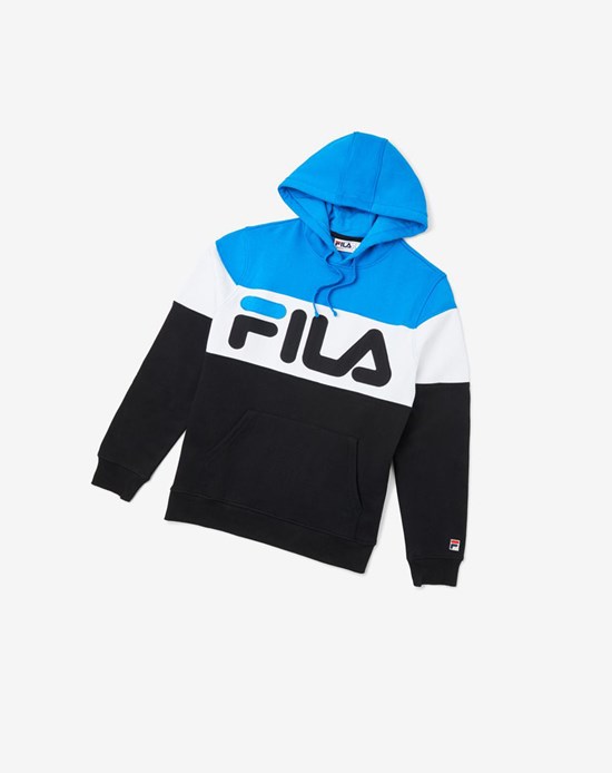 Fila Flamino Hoodie Dblu/Blk/Wht | 60JHPKBTL