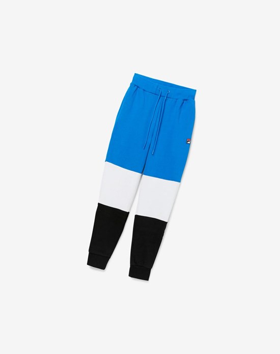 Fila France Pant 916 Dblu/Wht/Blk | 13JUYQVFE