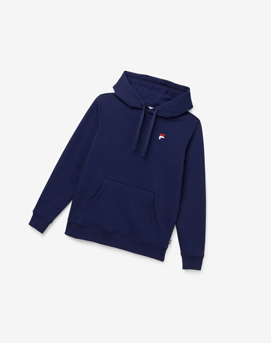 Fila Godfrey Hoodie 410 Peacoat | 52DTPICVL