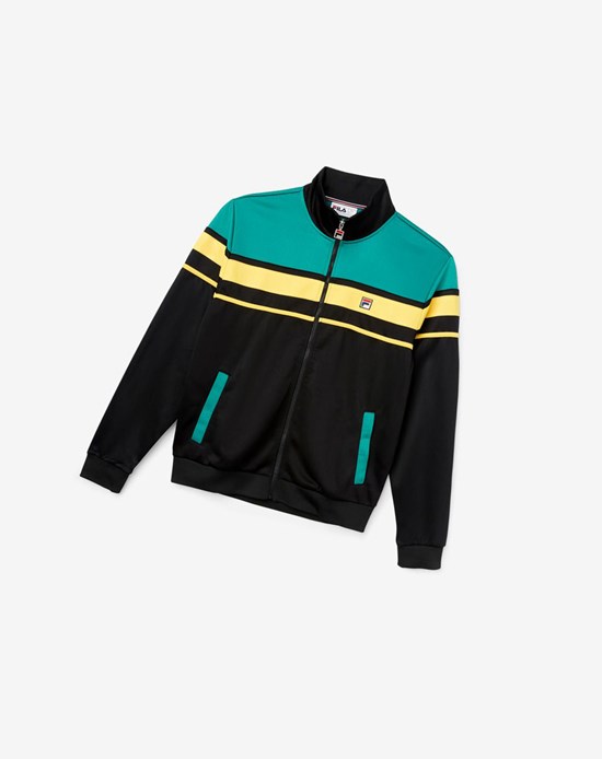 Fila Gordon Jacket Blk/Para/Free | 69VRHJQOE