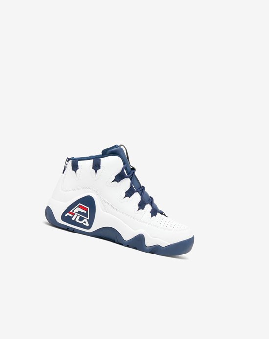 Fila Grant Hill 1 Sneakers Blancas Azul Marino Rojas | 36ACKREWI