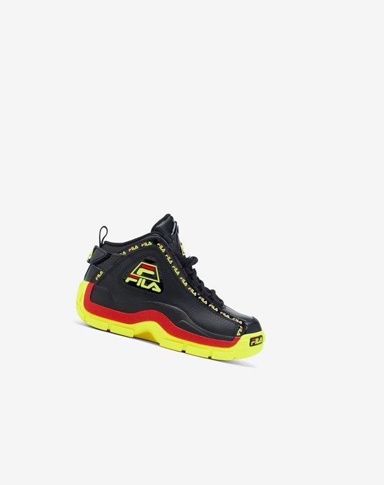 Fila Grant Hill 2 Repeat Sneakers Negras Amarillo Rojas | 25OGIMBTH