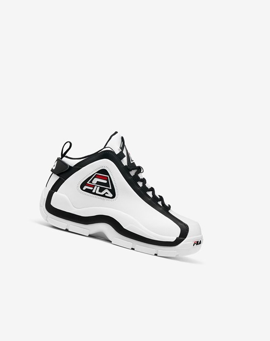 Fila Grant Hill 2 Sneakers Blancas Negras Rojas | 71OUQYCTL